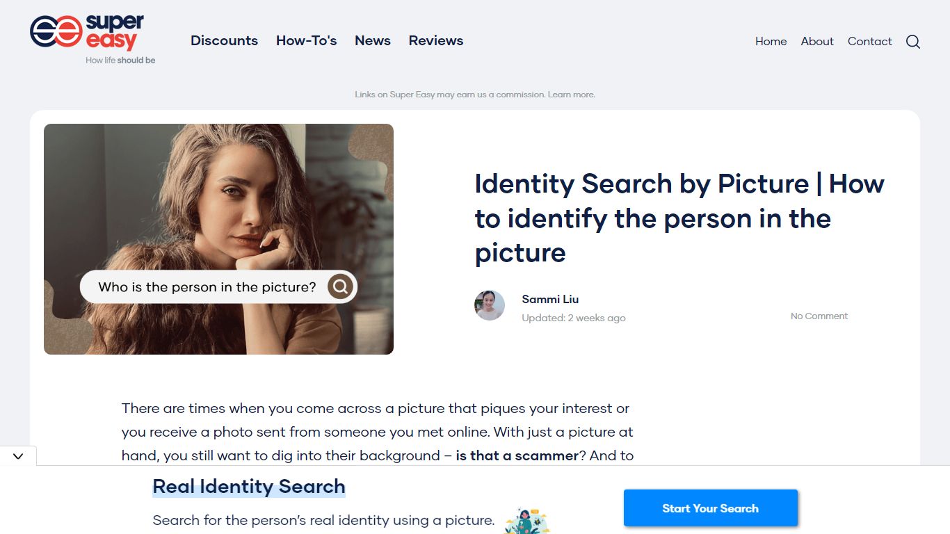 Identity Search by Picture | How to identify the person in the picture ...